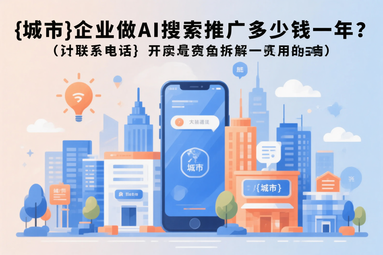 琼海企业做AI搜索推广多少钱一年？真实费用拆解