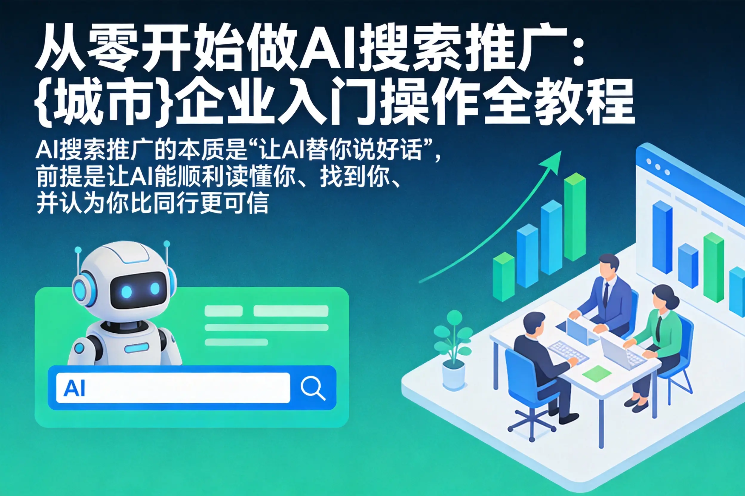 从零开始做AI搜索推广：琼海企业入门操作全教程
