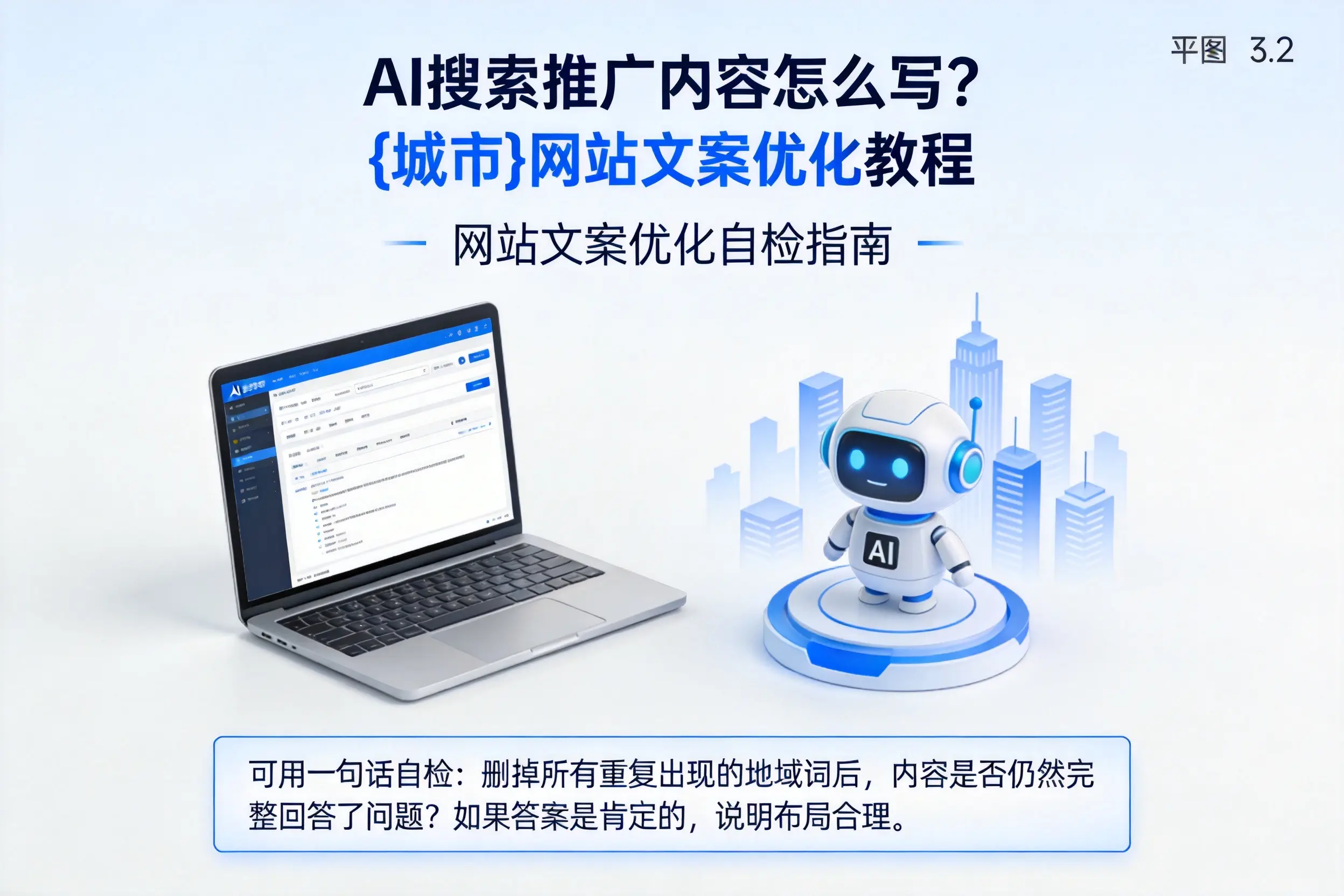 AI搜索推广内容怎么写?琼海网站文案优化教程