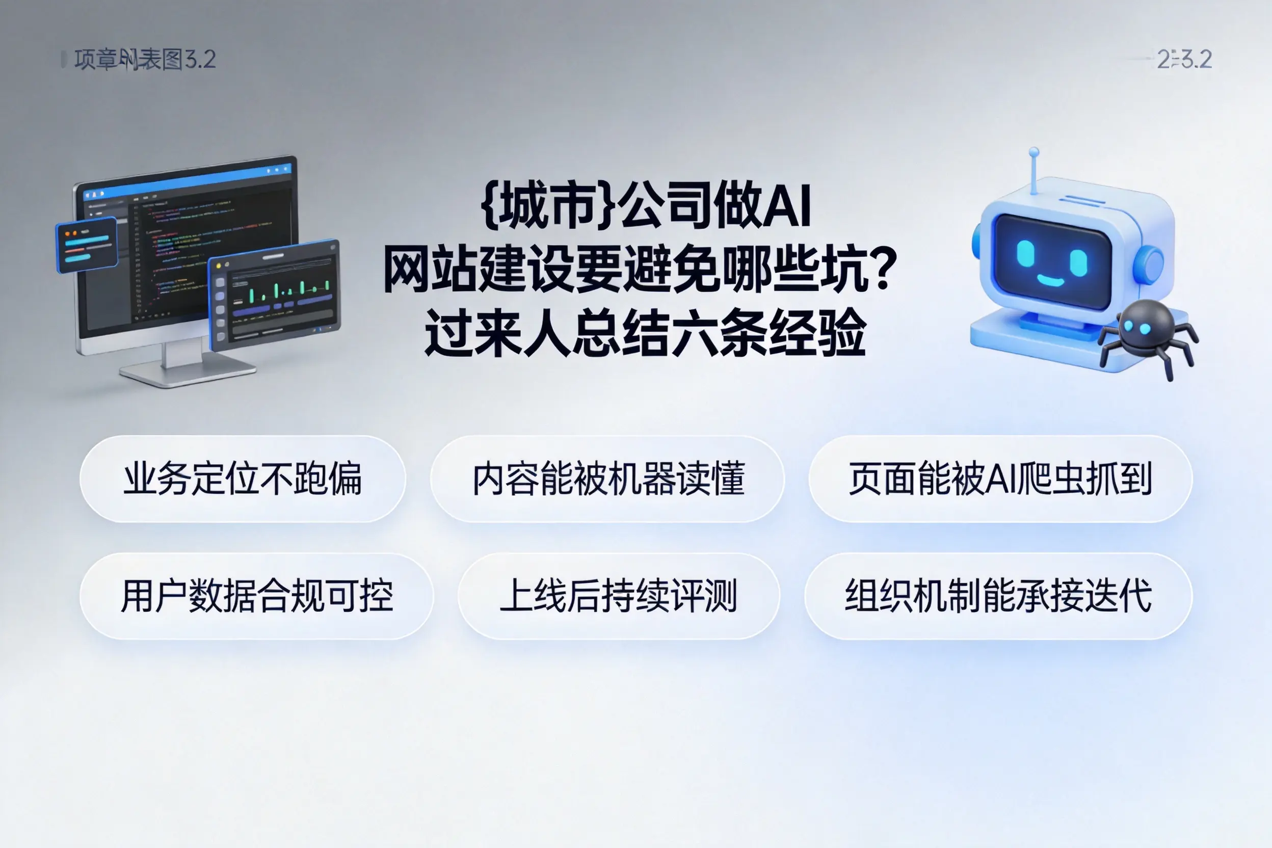 琼海公司做AI网站建设要避免哪些坑？过来人总结六条经验