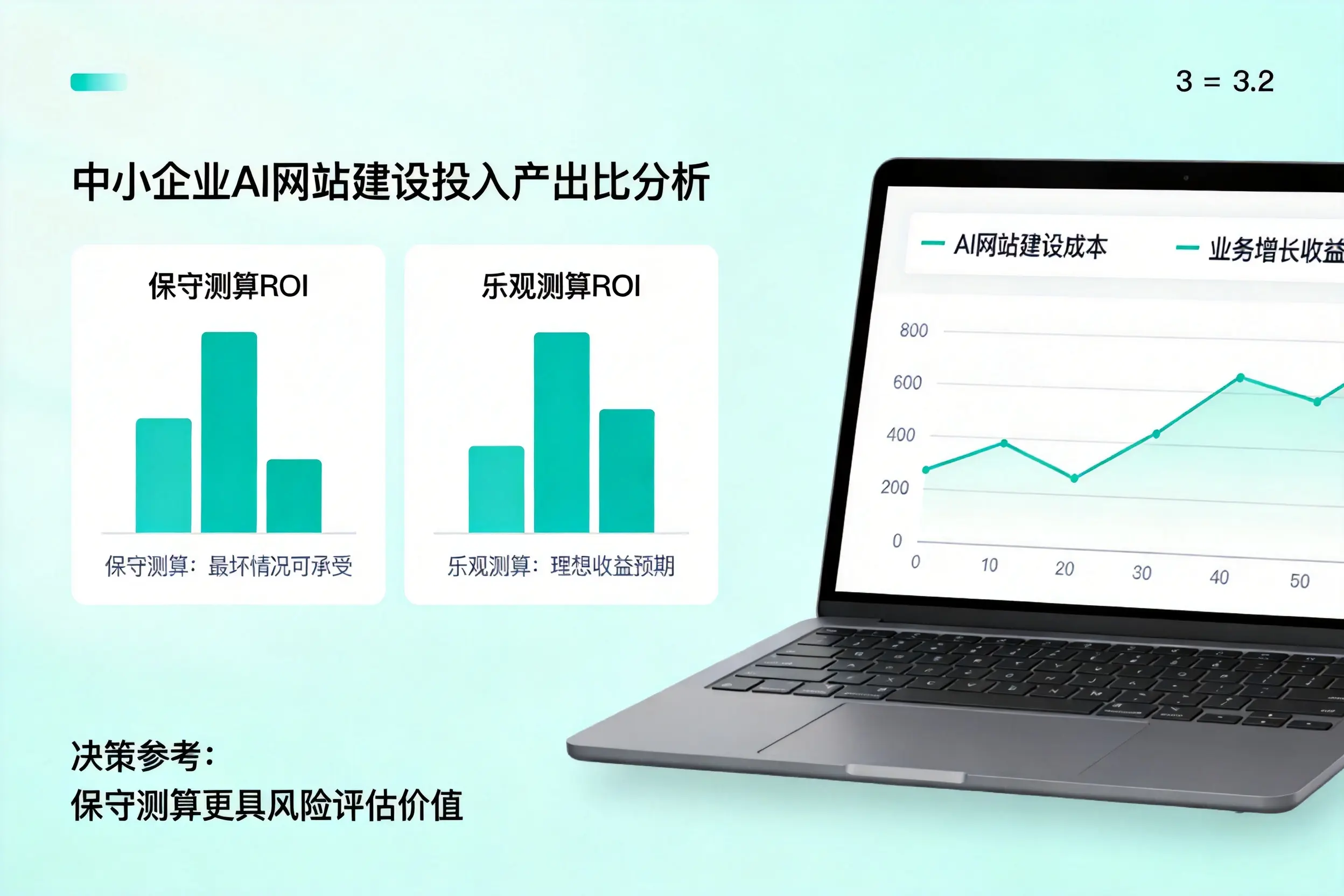 琼海中小企业AI网站建设投入产出比怎么算？先看这份分析