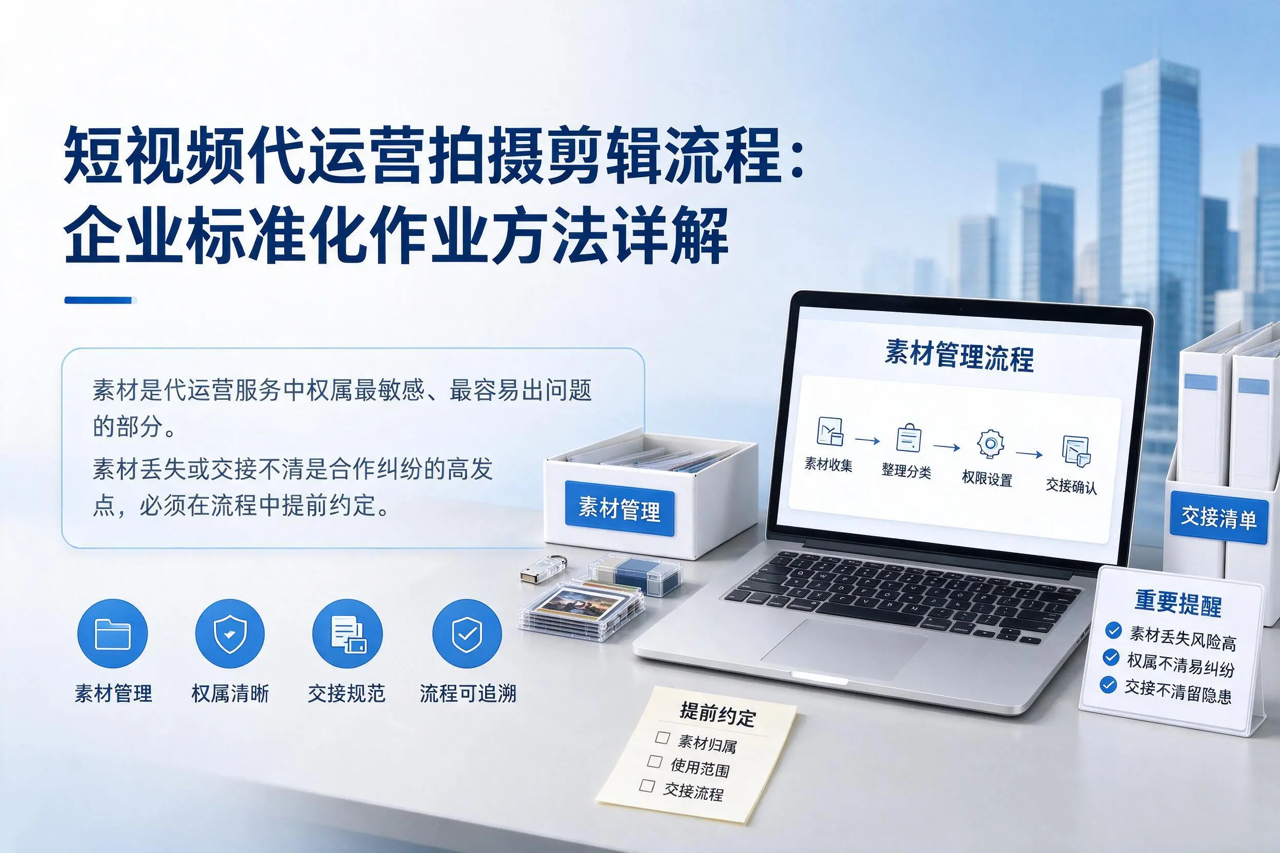 短视频代运营拍摄剪辑流程:琼海企业标准化作业方法详解
