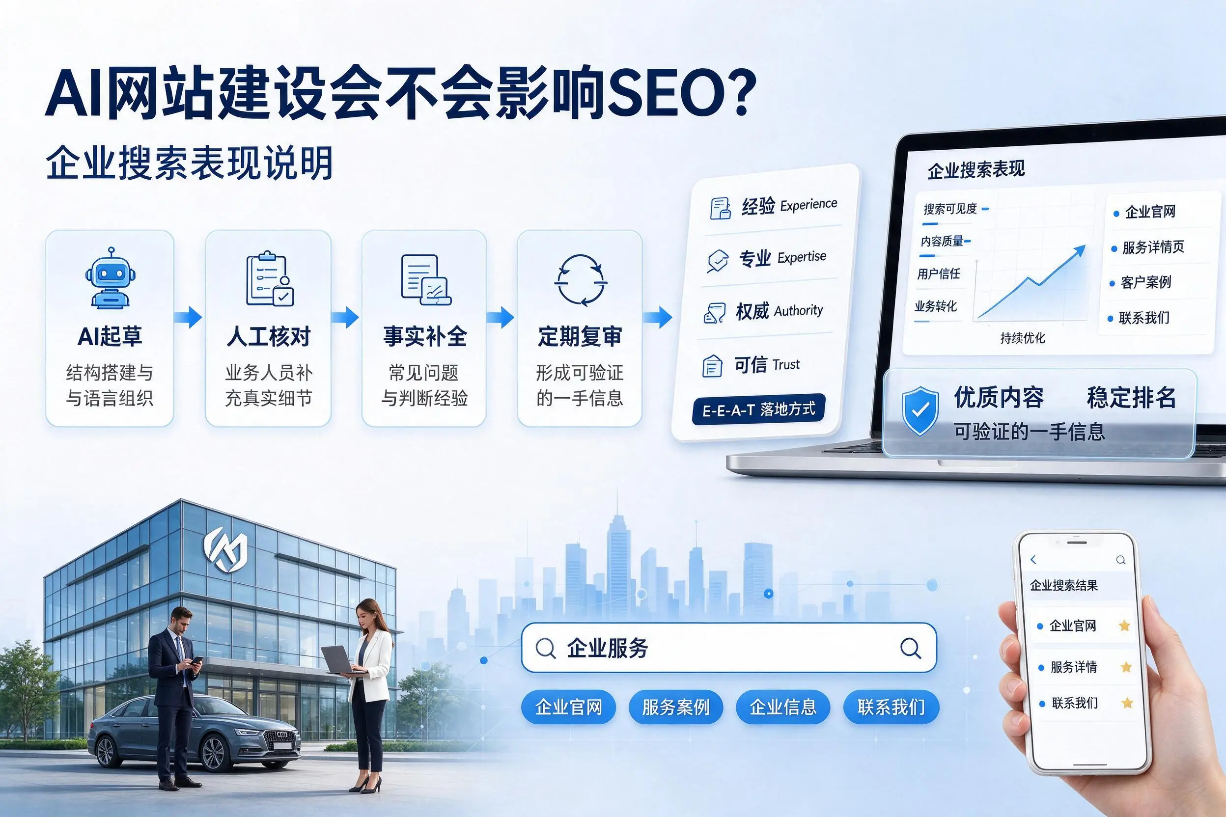 AI网站建设会不会影响SEO？琼海企业搜索表现说明