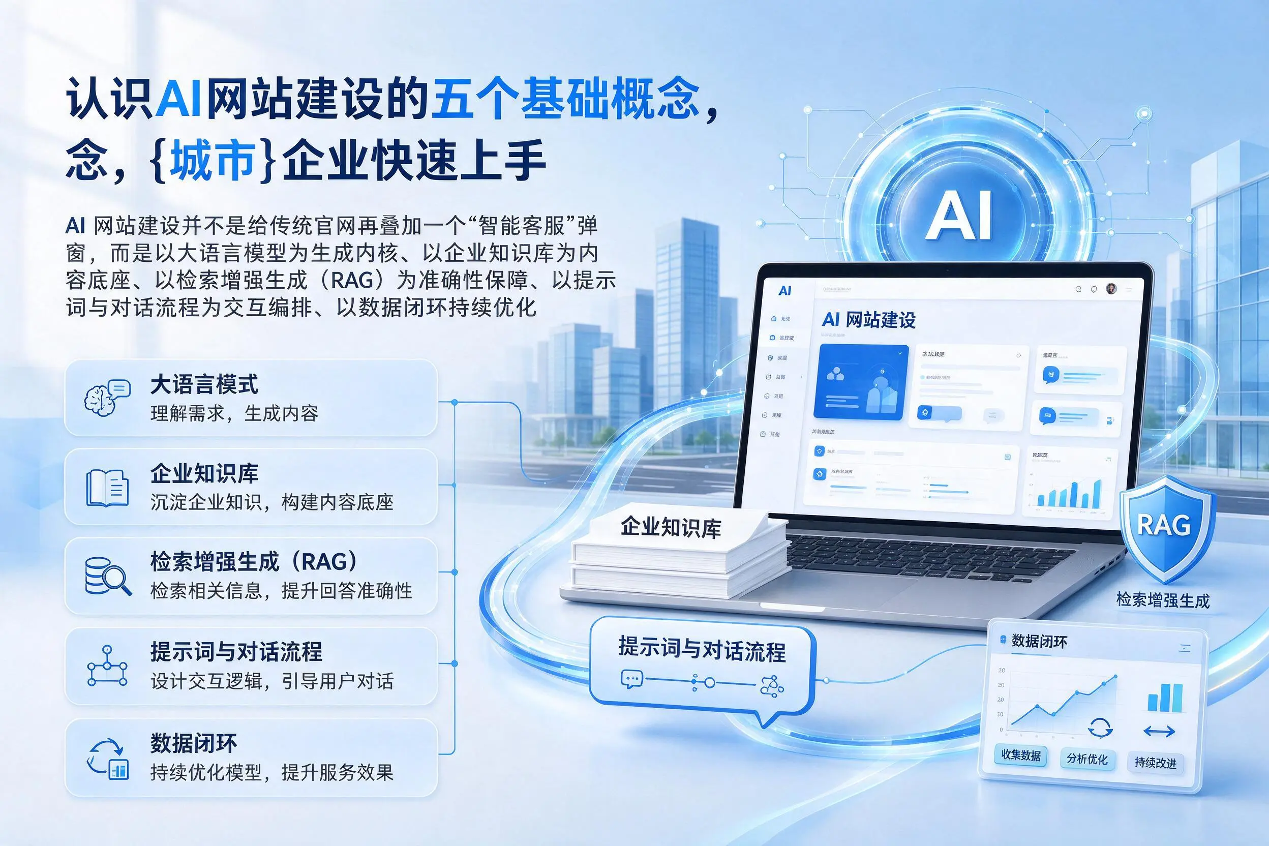 认识AI网站建设的五个基础概念,琼海企业快速上手