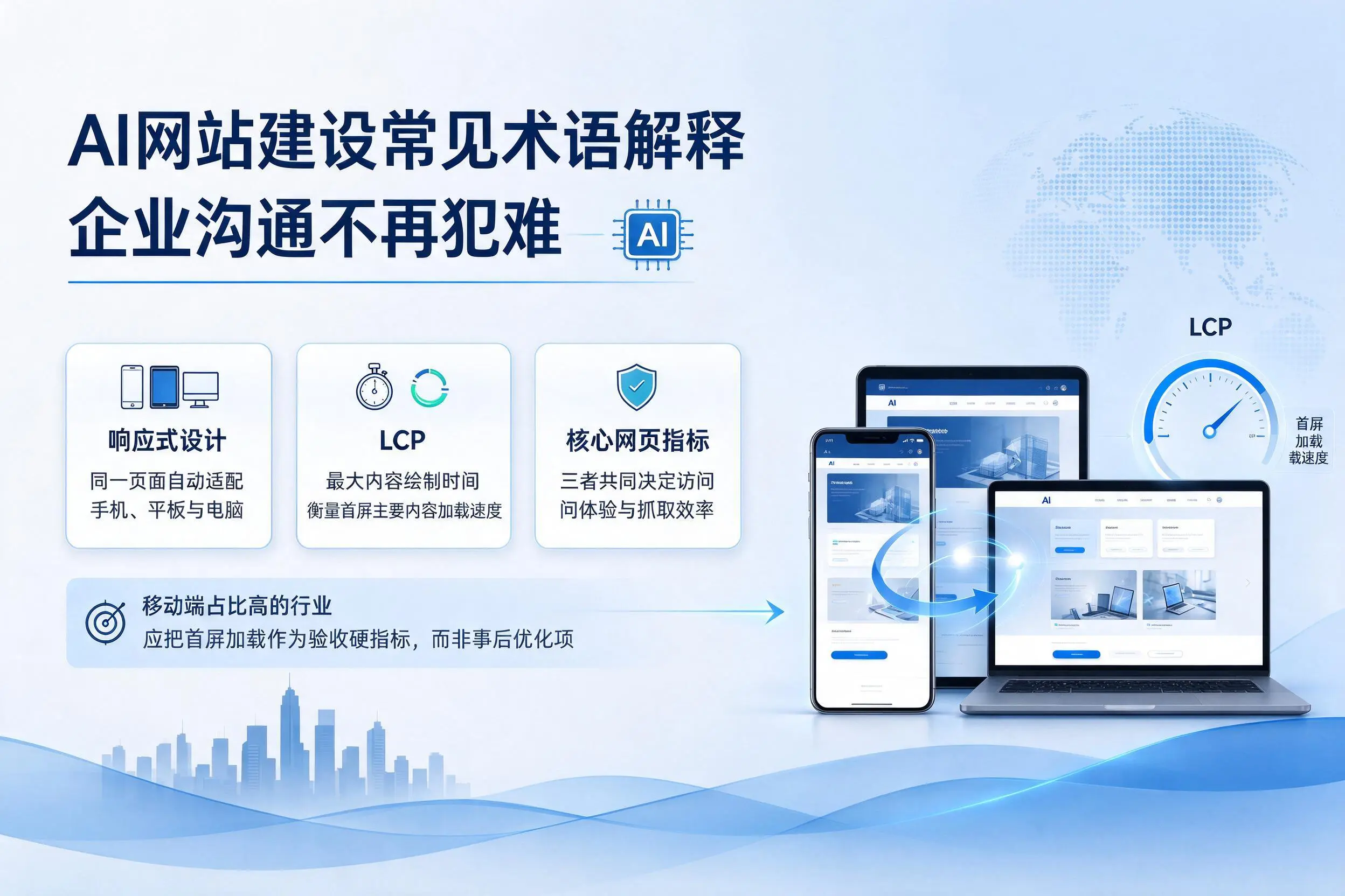 AI网站建设常见术语解释，琼海企业沟通不再犯难