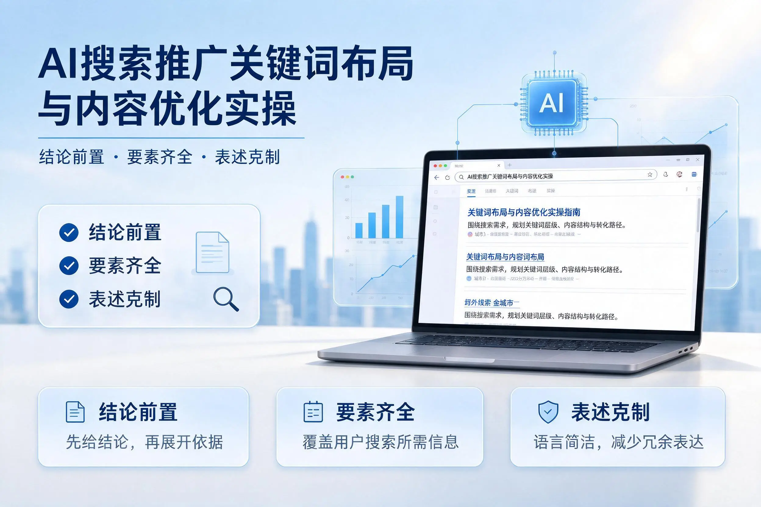 琼海AI搜索推广关键词布局与内容优化实操